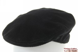 Flatcap The Quality Cap black corduroy 56